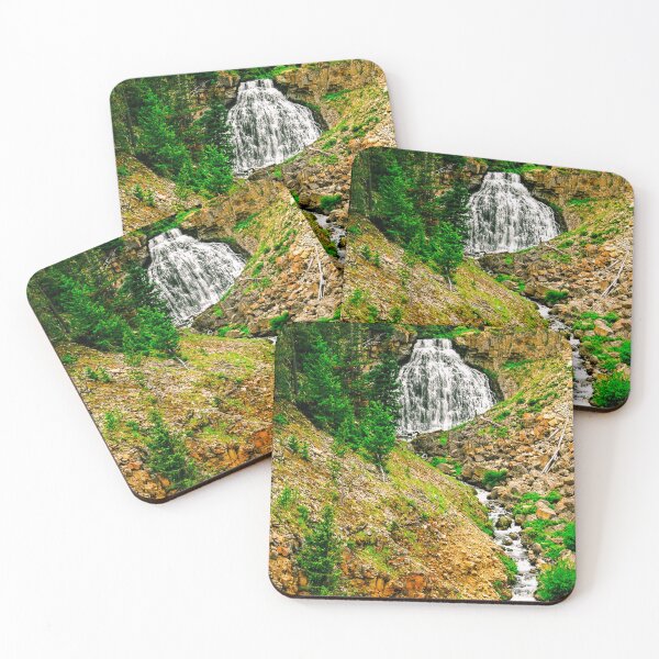 Item preview, Waterfall in Yellowstone National Park designed and sold by aadventures.