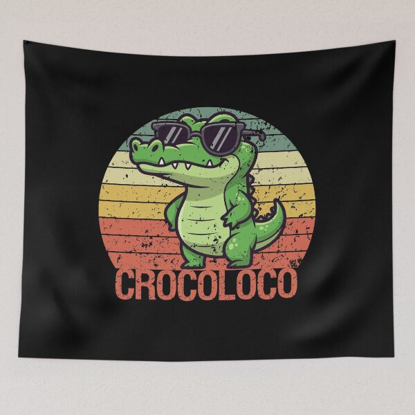 Item preview, Croco Loco. Crocodiles Are Awesome I am.  Awesome Therefore.  I am A crocodile T-shirt. designed and sold by Gajabuu.