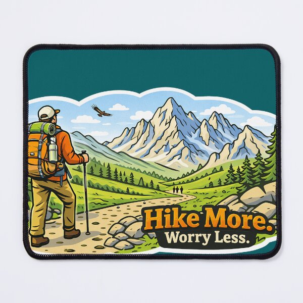 Item preview, Hike More. Worry Less. designed and sold by R4WDRIV3.