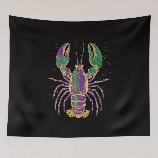 Item preview, Glitter Mardi Gras, Louisiana Crawfish, Brushstroke Mardi Gras, Retro Mardi Gras Coquette, King Cake designed and sold by DesignDenDo ⭐⭐⭐⭐⭐.