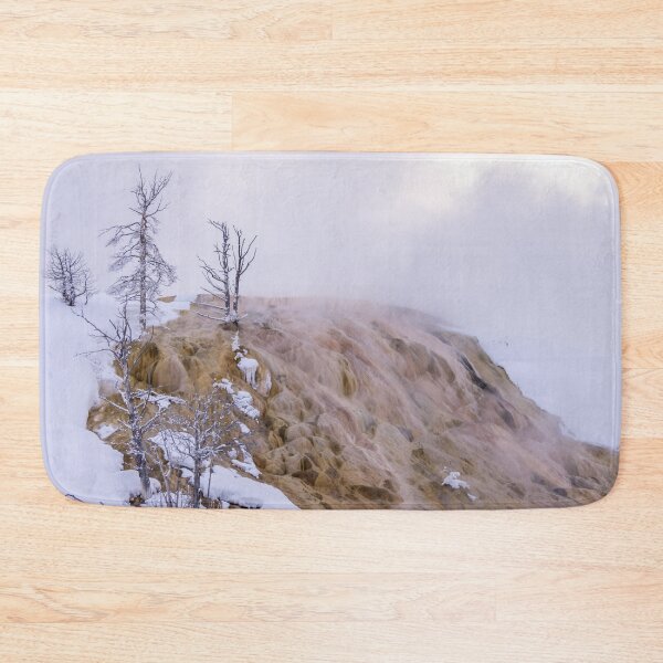 Item preview, Mammoth Hot Springs Terraces in Snow designed and sold by SafariByMarisa.