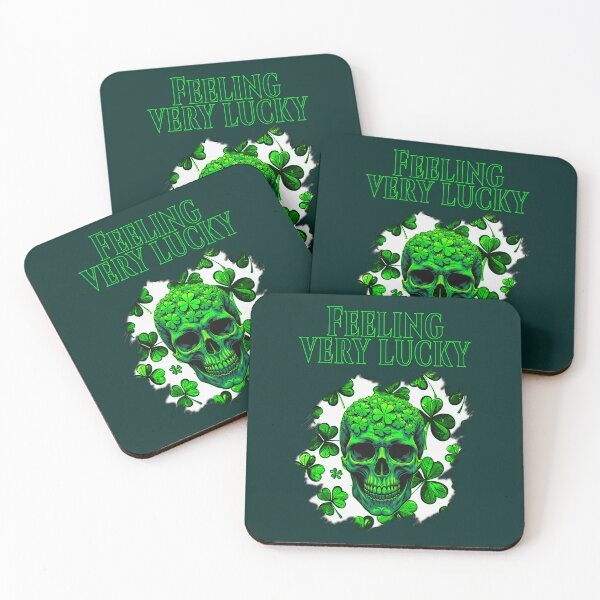 Item preview, Feeling Very Lucky St Patrick’s Day Shirt – Shamrock Skull designed and sold by Topoartispp.