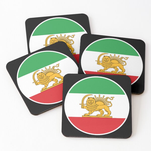 Item preview, Historic Iranian Lion and Sun Flag | Persian Heritage Emblem designed and sold by FlagX.