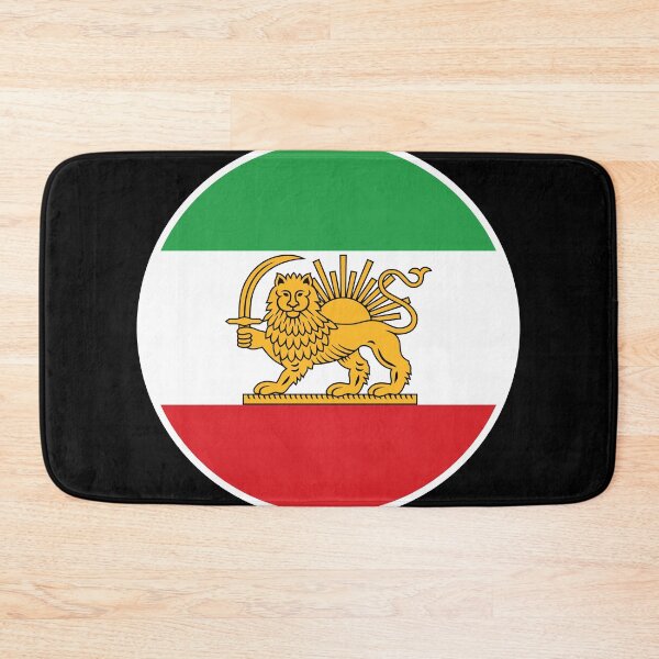 Item preview, Historic Iranian Lion and Sun Flag | Persian Heritage Emblem designed and sold by FlagX.