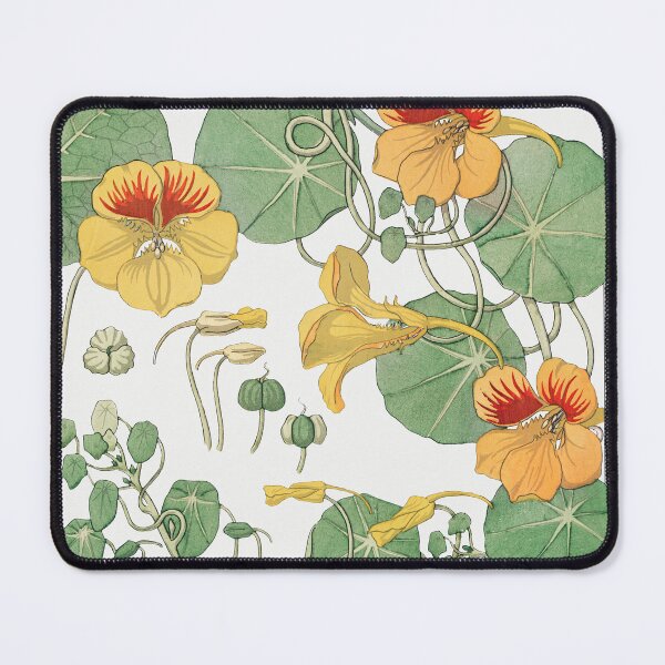 Item preview, Capucine nasturtium from La Plante et ses Applications ornementales 1896  designed and sold by anodyle.