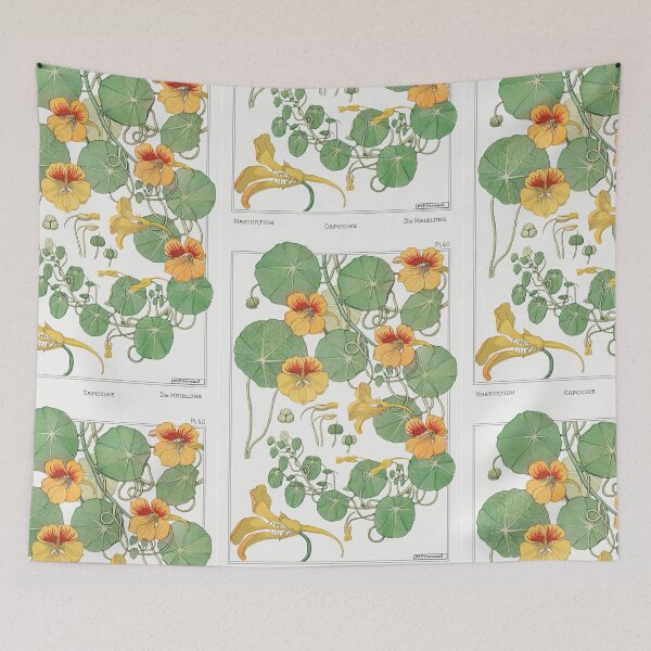 Item preview, Capucine nasturtium from La Plante et ses Applications ornementales 1896  designed and sold by anodyle.