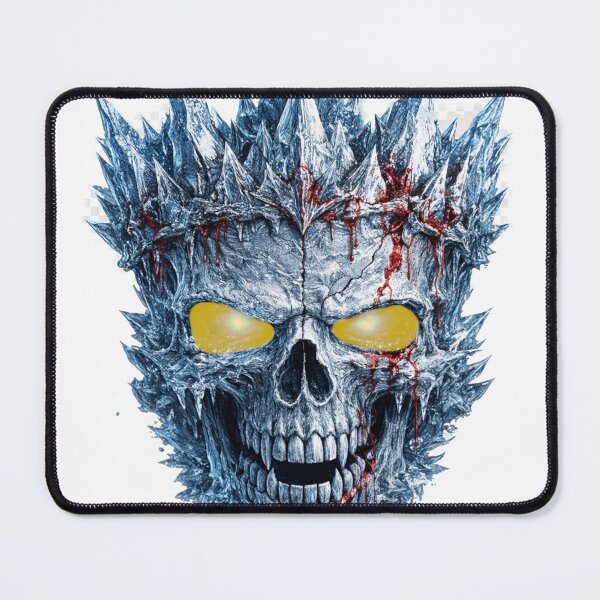 Item preview, Ice Crown Skull – Frozen Skull with Crystal Ice Crown designed and sold by BoldLineDesign.