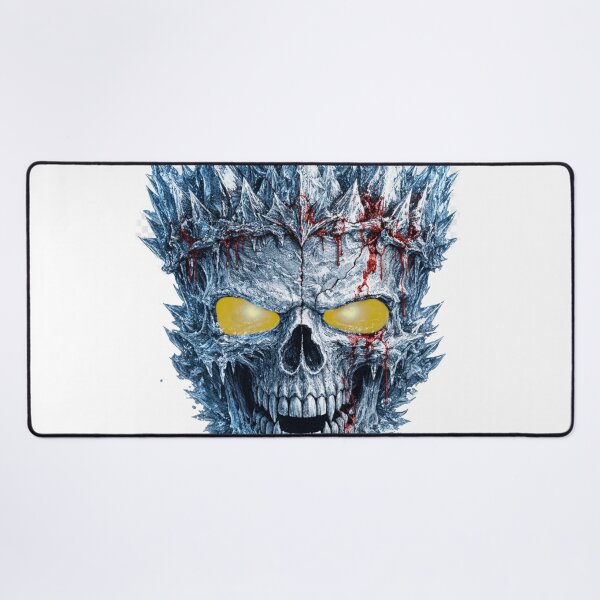 Item preview, Ice Crown Skull – Frozen Skull with Crystal Ice Crown designed and sold by BoldLineDesign.