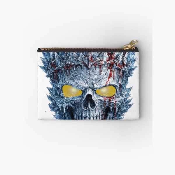 Item preview, Ice Crown Skull – Frozen Skull with Crystal Ice Crown designed and sold by BoldLineDesign.