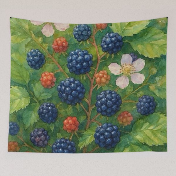 Item preview, Summertime Blackberries Fresh and Sweet designed and sold by TinCatOutPost.