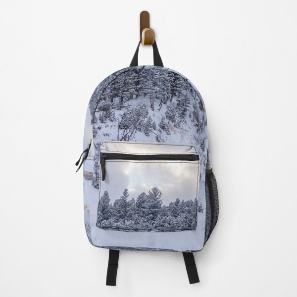 Item preview, Snow Covered Trees at Mammoth Terraces, Yellowstone designed and sold by SafariByMarisa.