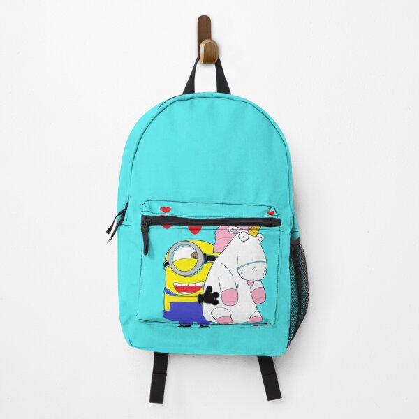 Aperçu de l'œuvre "Minion et licorne mignonne avec des cœurs" créée et vendue par Skully-Studio.
