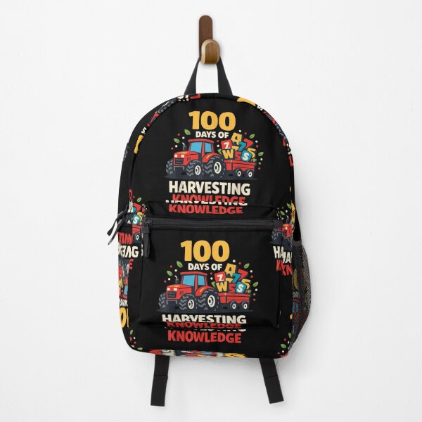 Item preview, 100 Days Of School Tractor Farming Harvesting Knowledge designed and sold by Ali-printshop.