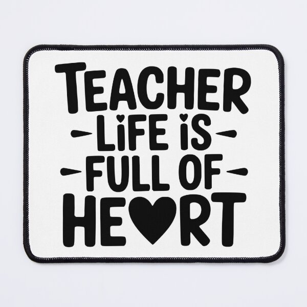Item preview, Teacher Life Is Full of Heart designed and sold by theartfulaspie.