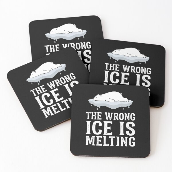 Item preview, The Wrong Ice Is Melting, Funny Climate Science Pun Shirt Gift, Clever Polar Bear Nerd Humor Graphic Tee designed and sold by saloui.