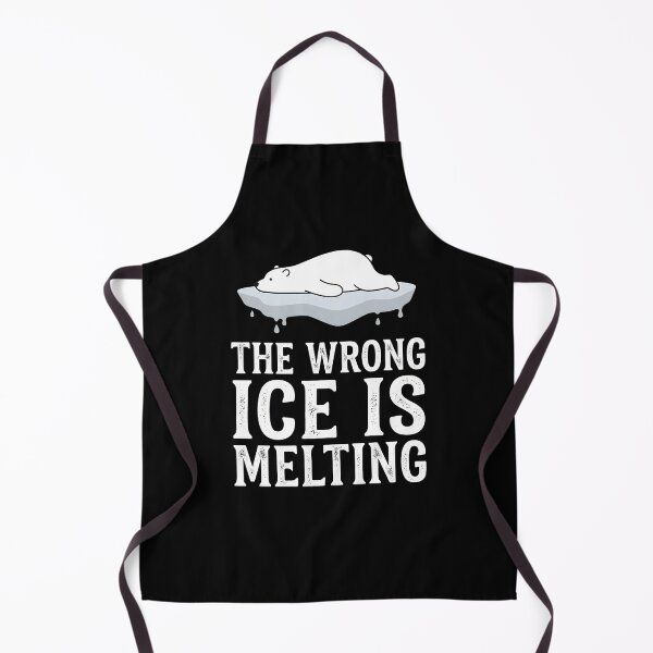 Item preview, The Wrong Ice Is Melting, Funny Climate Science Pun Shirt Gift, Clever Polar Bear Nerd Humor Graphic Tee designed and sold by saloui.