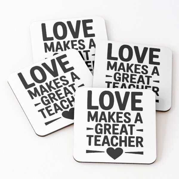 Item preview, Love Makes a Great Teacher designed and sold by theartfulaspie.
