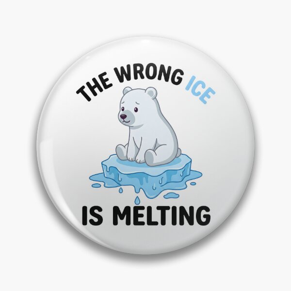 Item preview, Funny Science Shirt – The Wrong Ice Is Melting, Climate Change Pun Gift Graphic Tee designed and sold by saloui.