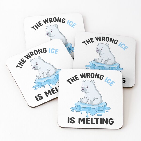 Item preview, Funny Science Shirt – The Wrong Ice Is Melting, Climate Change Pun Gift Graphic Tee designed and sold by saloui.
