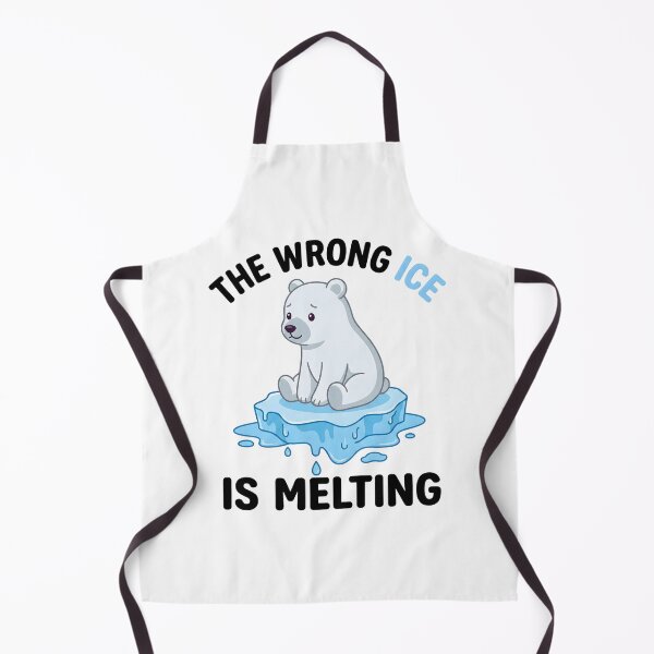 Item preview, Funny Science Shirt – The Wrong Ice Is Melting, Climate Change Pun Gift Graphic Tee designed and sold by saloui.