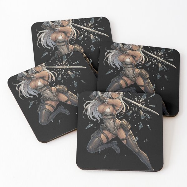 Item preview, Amir Chaos Zero Nightmare Flame Warrior Inferno Blade Pyromancer Fan Art Portrait Poster T-Shirt Sticker Print Gift designed and sold by Senpaiwaves.