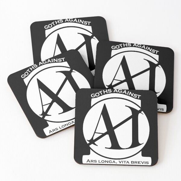 Item preview, Goths Against AI designed and sold by MissMossyKnoll.