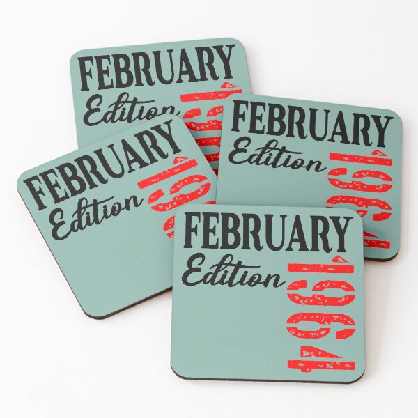 Item preview, 63rd birthday February 1964 designed and sold by minimalartstory.