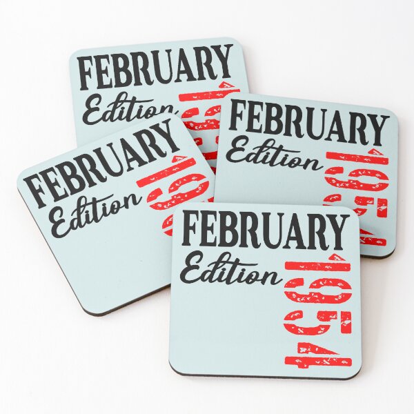 Item preview, 73rd birthday February 1954 designed and sold by minimalartstory.