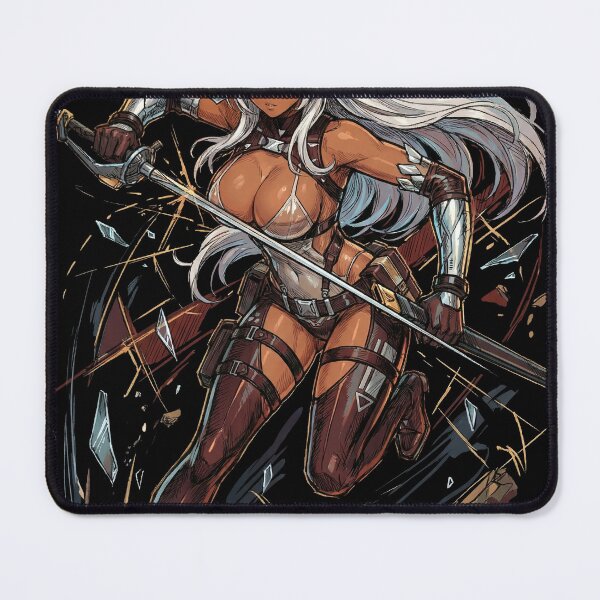 Item preview, Amir Chaos Zero Nightmare Flame Warrior Inferno Blade Pyromancer Fan Art Portrait Poster T-Shirt Sticker Print Gift designed and sold by Senpaiwaves.