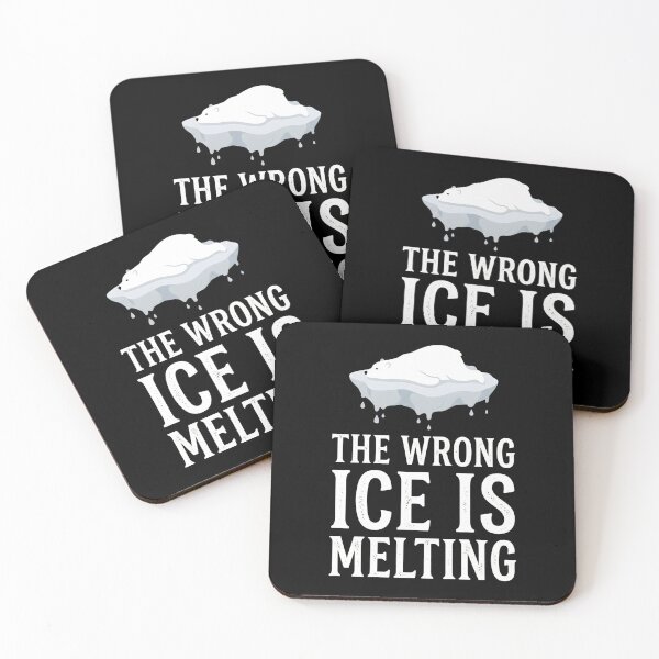 Item preview, The Wrong Ice Is Melting, Clever Environmental Humor Gift Graphic Tee designed and sold by saloui.