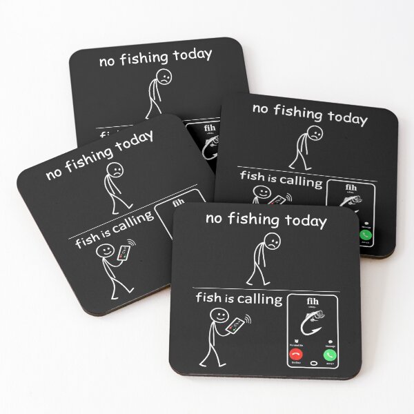 Item preview, No Fishing Today designed and sold by waikibi ⭐⭐⭐⭐⭐.