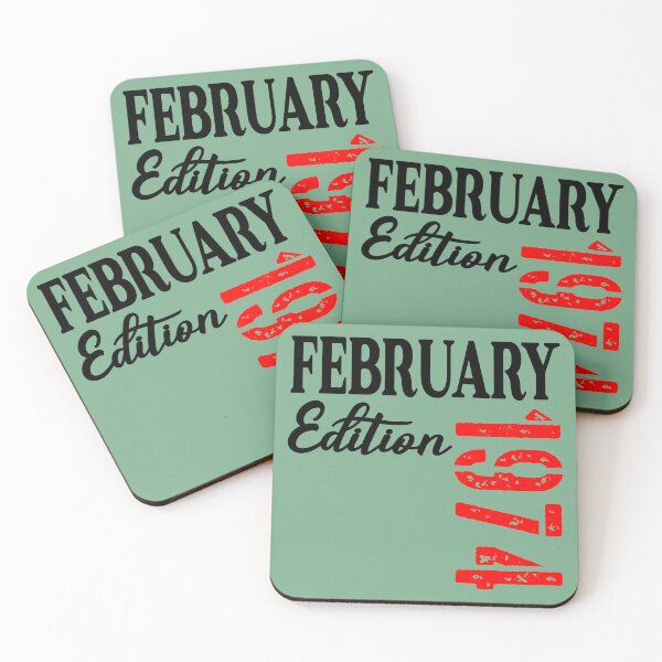 Item preview, 53rd birthday February 1974 designed and sold by minimalartstory.