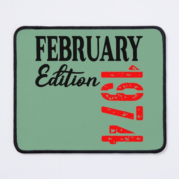 Item preview, 53rd birthday February 1974 designed and sold by minimalartstory.