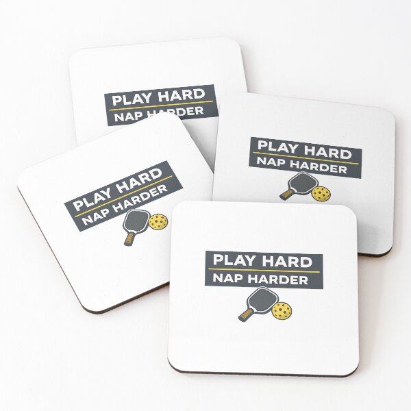 Item preview, PLAY HARD | NAP HARDER - Funny T-Shirt for Adult Pickleball Players designed and sold by LifeStingz.