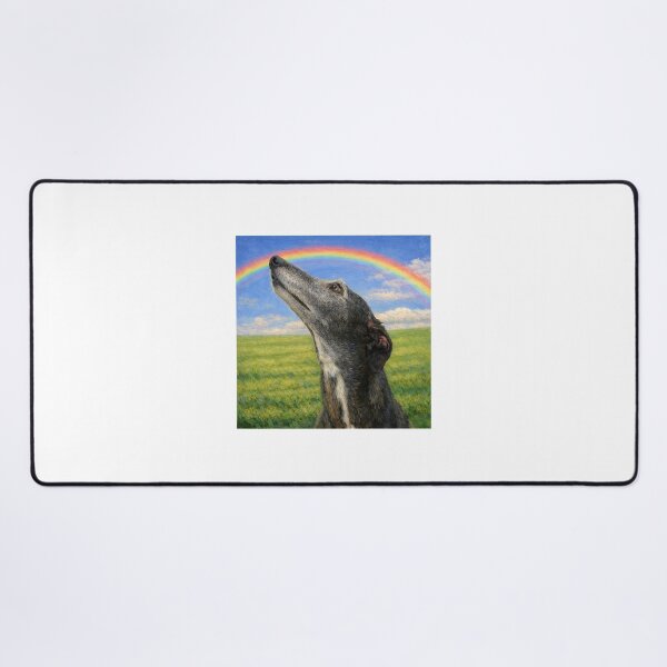 Item preview, Greyhound and rainbow designed and sold by McSilkens.