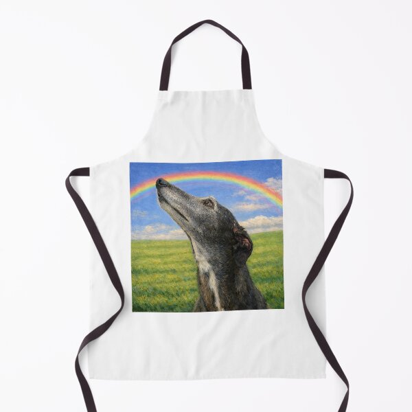 Item preview, Greyhound and rainbow designed and sold by McSilkens.