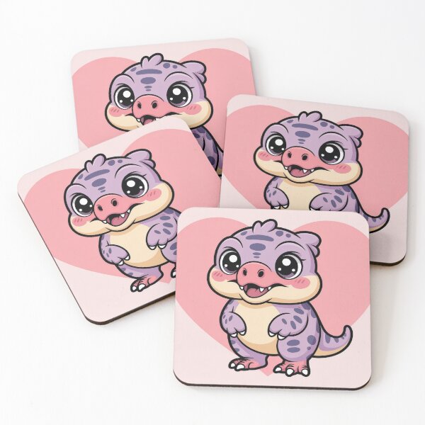 Item preview, Sweet Pastel Baby Raptor – Adorable Prehistoric Character designed and sold by AnimeHentaiArt.