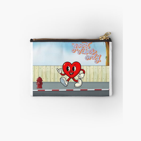 Item preview, Mr Heart Says "Good Vibes Only" designed and sold by NellieBearApparel.