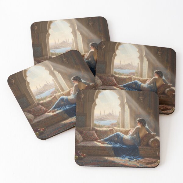 Item preview, Window to Constantinapol - Bosphorus Vista Orientalist Art designed and sold by Caira-Design.