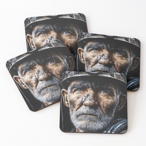 Item preview, Weathered Miner Resilience in Challenging Times designed and sold by Artessie.
