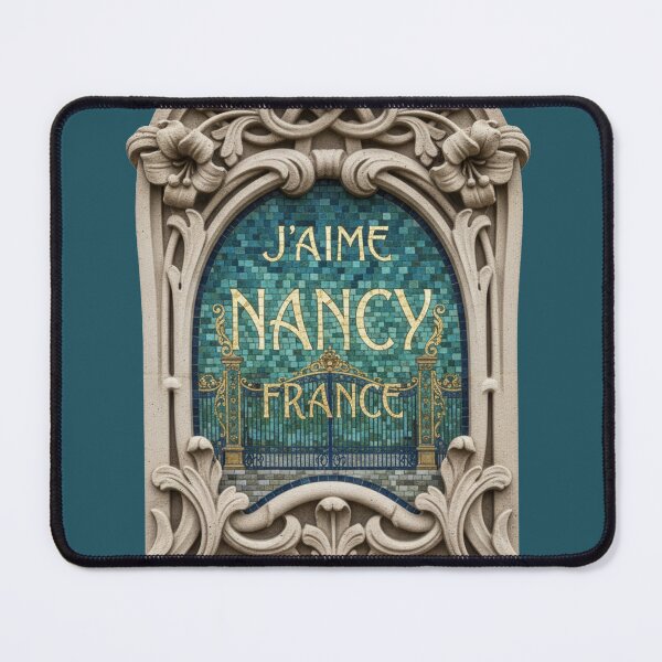 Item preview, Nancy France Gate Panel - Art Nouveau Mosaic Decorative Art designed and sold by FrancophileFun.