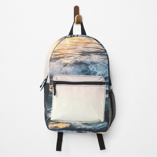 Item preview, Golden Ocean Sunset Over Rocks – Serene Coastal Glow designed and sold by EK-World.