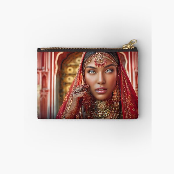 Item preview, Elegant Bride Adorned in Traditional Rich Attire designed and sold by Artessie.