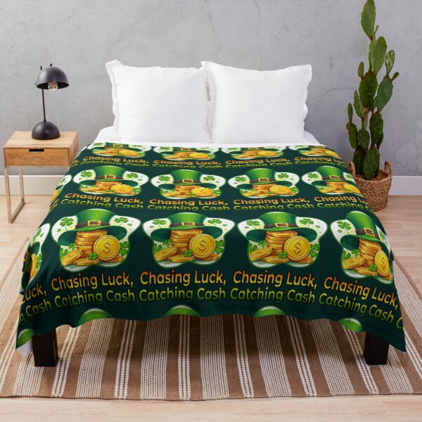 Item preview, Chasing Luck Catching Cash St Patrick’s Day Shirt – Money Luck Art designed and sold by Topoartispp.
