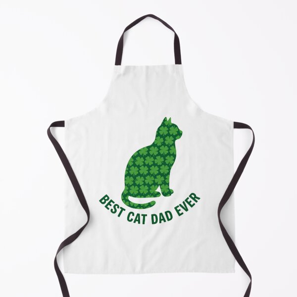 Item preview, Best Cat Dad Ever St Patrick's Day Lucky Shamrock Graphic designed and sold by chattsuede.