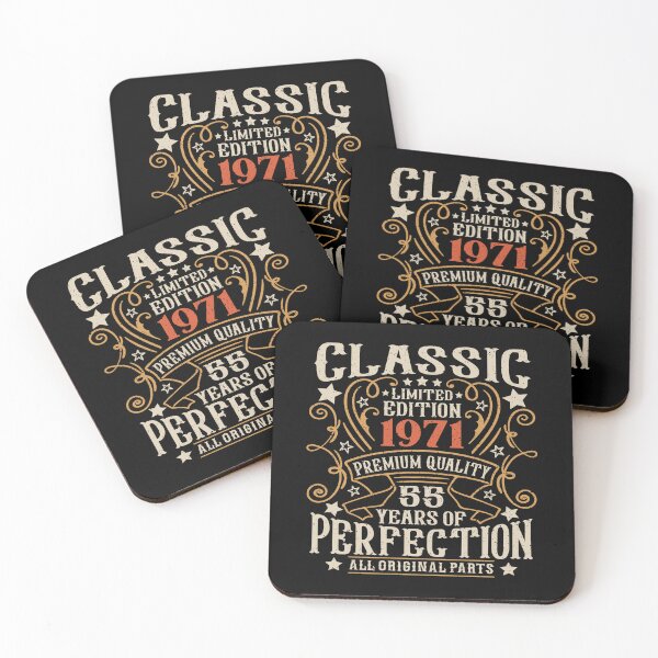Item preview, 55th Birthday Vintage 1971 Classic 55 Years Old Men designed and sold by eclecTEEq.