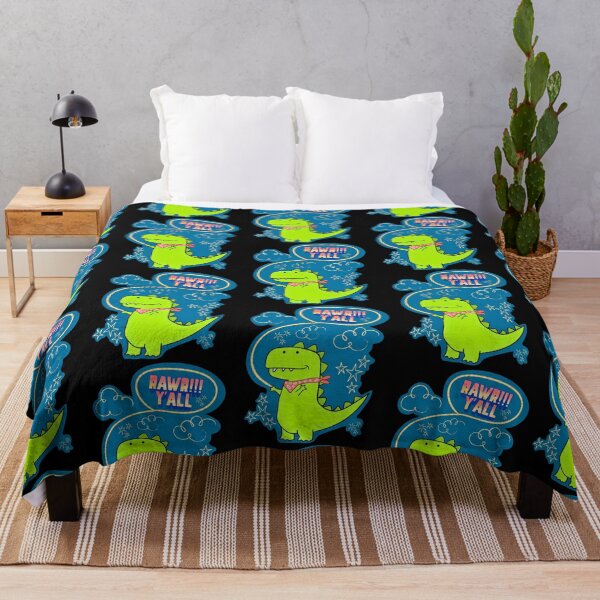 Item preview, Cute Cowboy Dinosaur Rawr Godzilla designed and sold by Renata Illustrata.