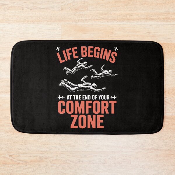 Item preview, Life Begins Outside Of Your Comfort Zone Skydiving designed and sold by rutimenta.