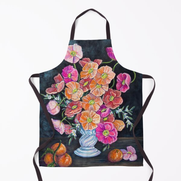 Item preview, "Botanical 3" Icelandic poppies and oranges by Renee Machan designed and sold by RMachanArt.