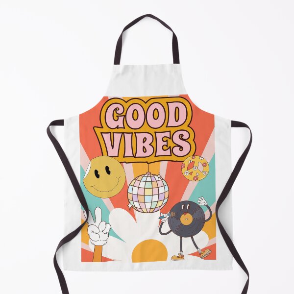 Item preview, Good Vibes - Retro Style designed and sold by NellieBearApparel.